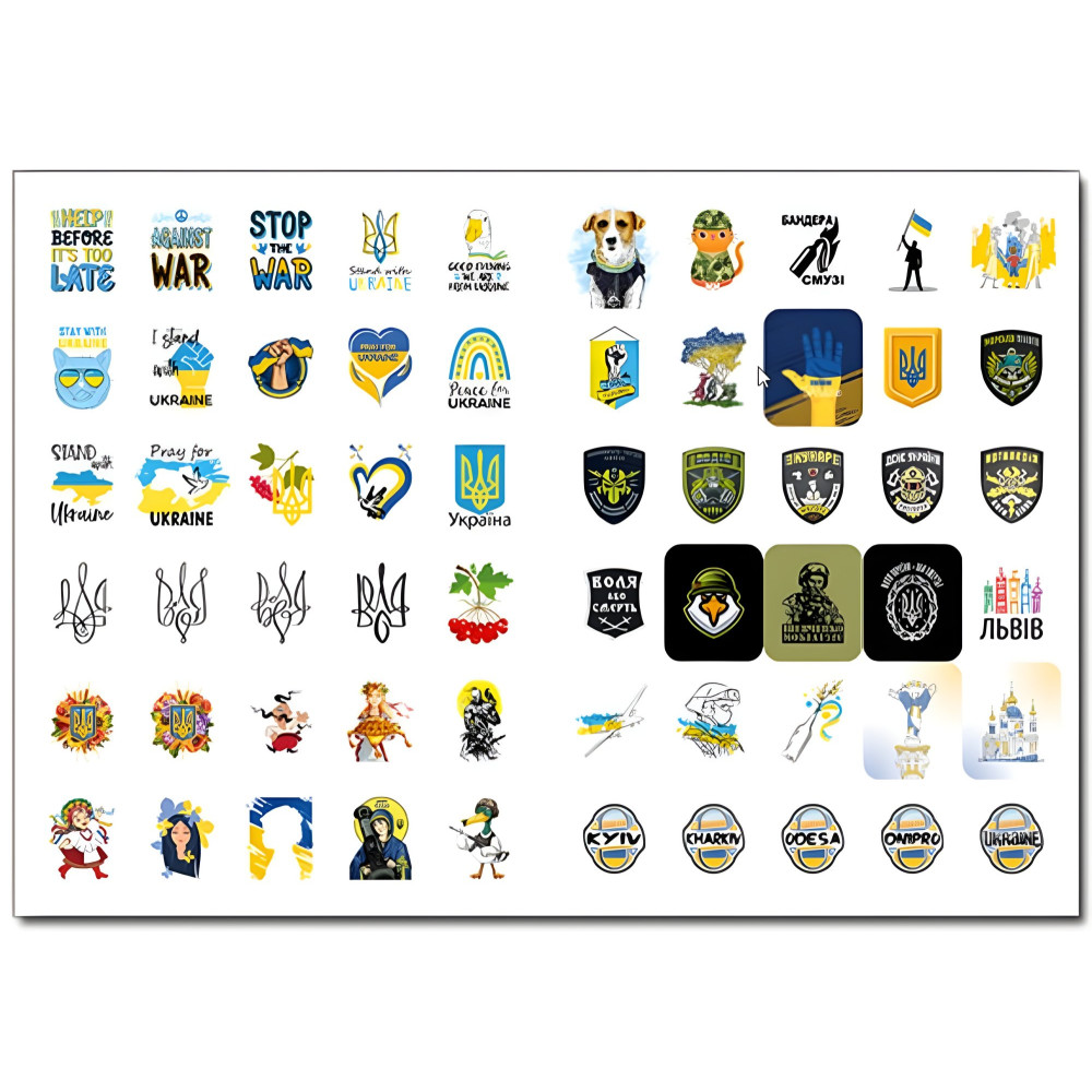 100% наліпок. Україна понад усе! Бандероналіпки 100% наліпок. Україна понад усе! Бандероналіпки