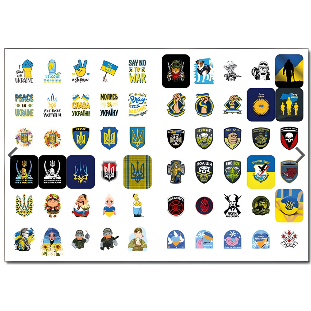 100% наліпок. З Україною в серці. Бандероналіпки 100% наліпок. З Україною в серці. Бандероналіпки