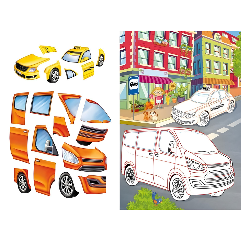 Аплікації для малят. Мінівен Аплікації для малят. Мінівен