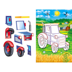 Аплікації для малят трактор (1216674946 ) Аплікації для малят трактор (1216674946 )