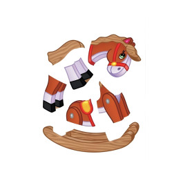 Аппликации игрушки. Щенок Аппликации игрушки. Щенок