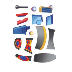 Аплікації Машинки. Бігфут Аплікації Машинки. Бігфут