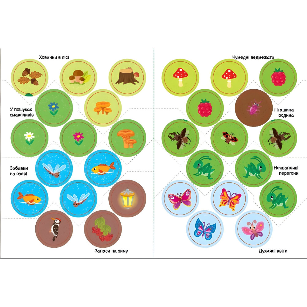 Аппликации с наклейками - Лес (9786175444474) Аппликации с наклейками - Лес (9786175444474)