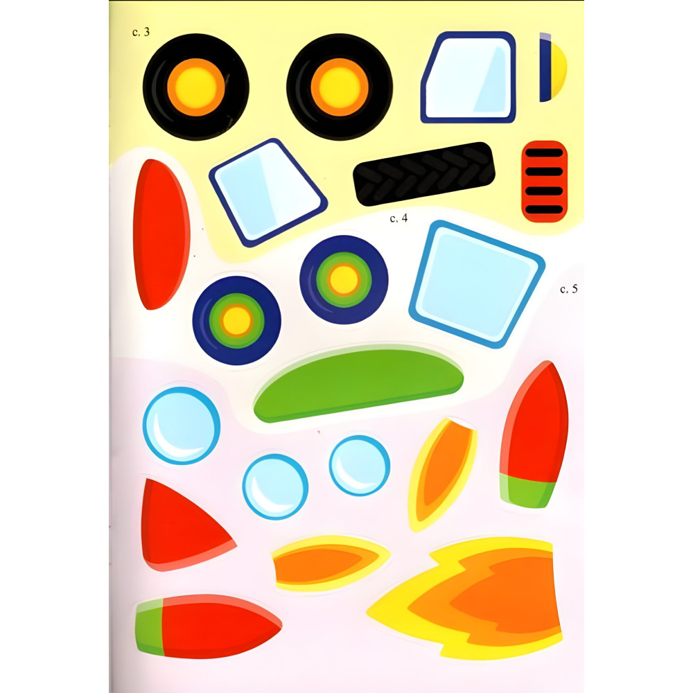 Аппликации с наклейками. ТРАНСПОРТ. Собери целое (мягкий переплет 4 листа с наклейками) Аппликации с наклейками. ТРАНСПОРТ. Собери целое (мягкий переплет 4 листа с наклейками)