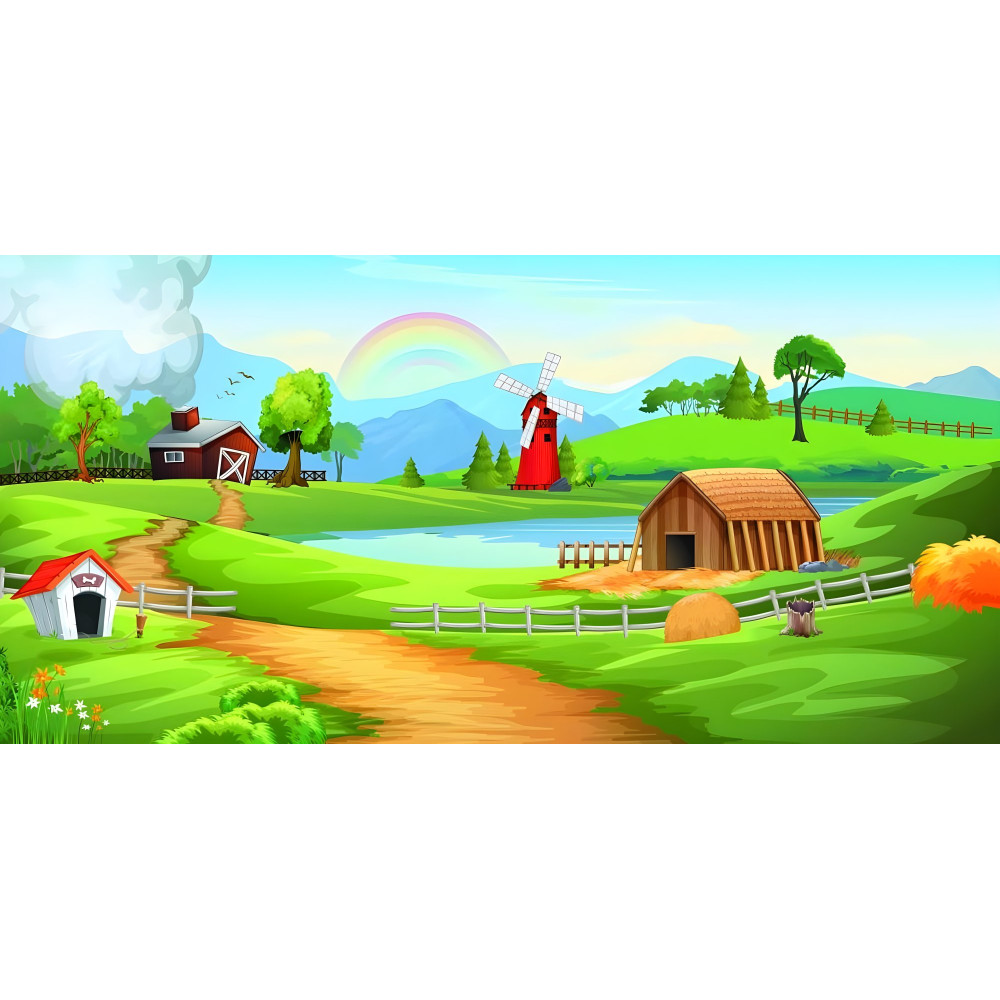 Багаторазовi налiпки. На фермі Багаторазовi налiпки. На фермі