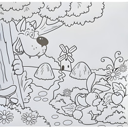 Красная шапочка. Развивающая книга с наклейками