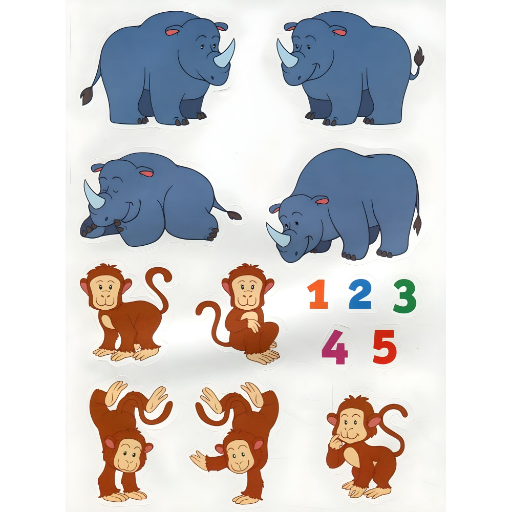 Числа. Розвивальна книжка з наліпками Числа. Розвивальна книжка з наліпками