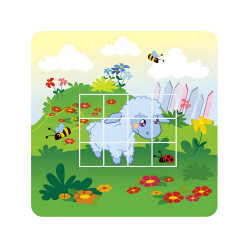 Головоломки-наліпки. На вулиці. 4+ Головоломки-наліпки. На вулиці. 4+