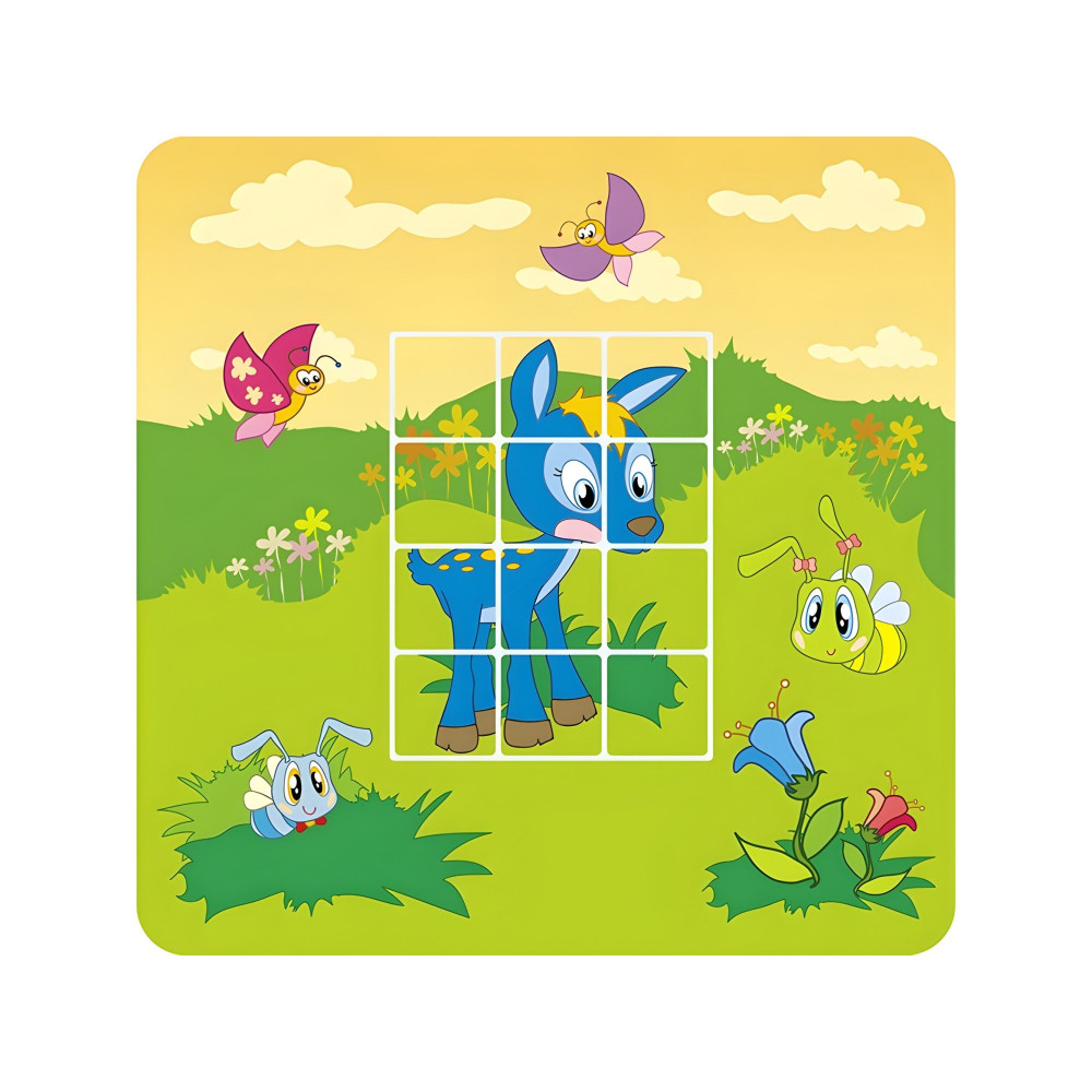 Головоломки-наклейки. В лесу. 4+ Головоломки-наклейки. В лесу. 4+