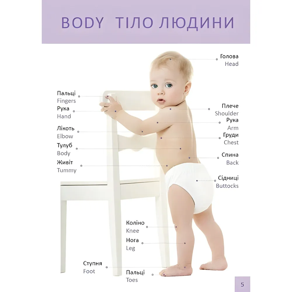 Книга для самых маленьких «Первая книга малыша / Baby's First Book» с яркими иллюстрациями (9789669353108) Книга для самых маленьких «Первая книга малыша / Baby's First Book» с яркими иллюстрациями (9789669353108)
