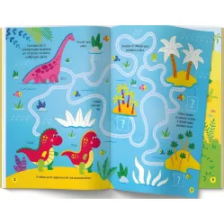 Книга с наклейками Activity-book Парк динозавров (укр) (9786175473634)