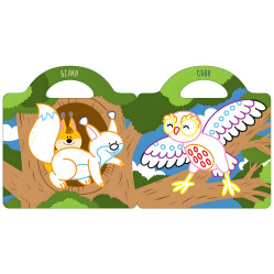 Книга с наклейками Рисуем и клеим В лесу (9786178098025) Книга с наклейками Рисуем и клеим В лесу (9786178098025)