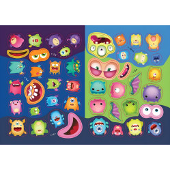 Книга с наклейками Монстрики в лесу (9789669890542) Книга с наклейками Монстрики в лесу (9789669890542)