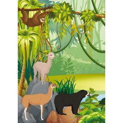 Книжка з наліпками. Тварини Книжка з наліпками. Тварини