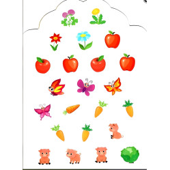 Мої перші наліпки "Ферма" Розвивальна книга з наклейками для найменших (9789662849011)