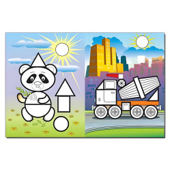 Мозаїка для малюків з наліпками. Цибуліно