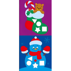 Мозаїка з наліпками «Новий рік» – аплікація для дітей із наліпками, зимові завдання (9789667503260) Мозаїка з наліпками «Новий рік» – аплікація для дітей із наліпками, зимові завдання (9789667503260)