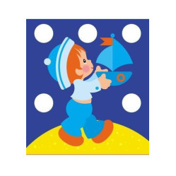 Мозаїка з наліпок. Для дітей від 3 років. Величина