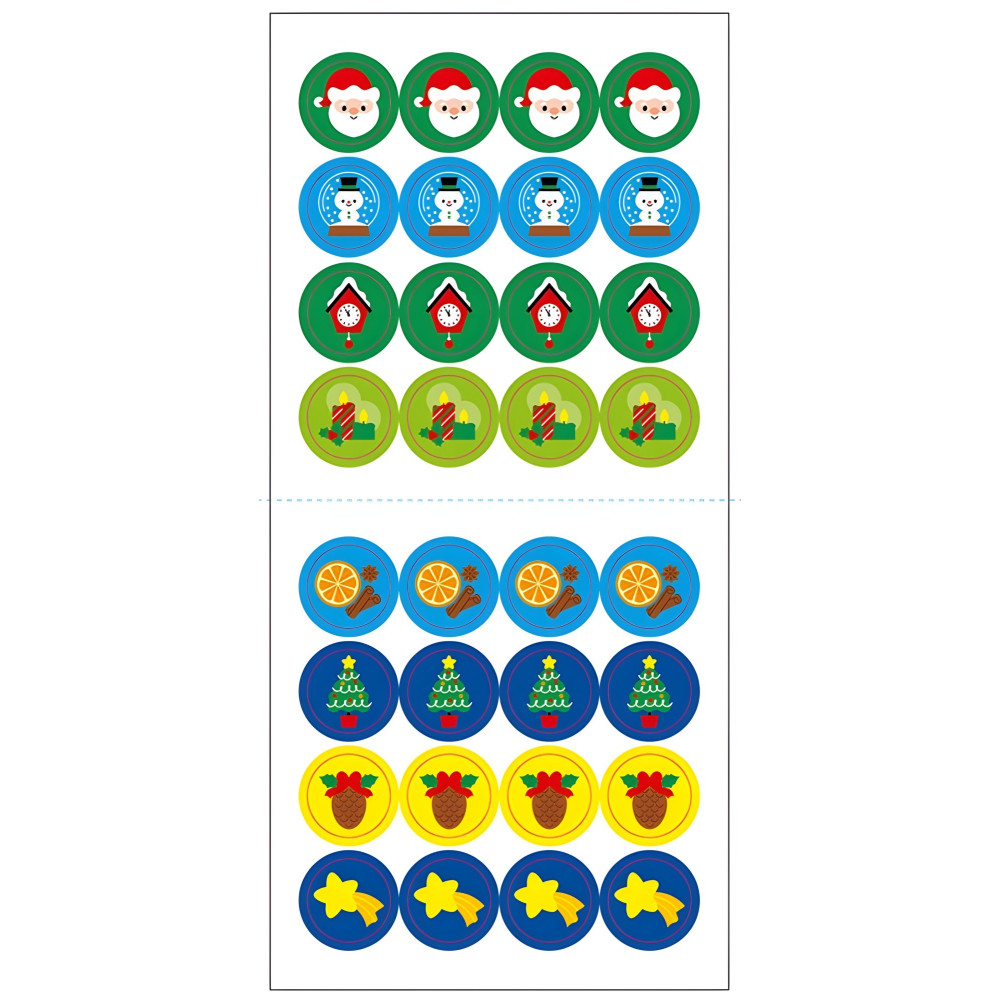 Мозаїка з наліпок «Санта. Величина» – новорічна аплікація з наліпками для дітей (9789667615956) Мозаїка з наліпок «Санта. Величина» – новорічна аплікація з наліпками для дітей (9789667615956)