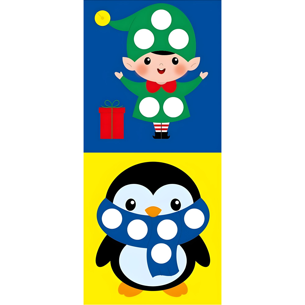 Мозаика с наклеек «Снеговик. Цвет» – новогодняя аппликация с наклейками для детей (9789667615963) Мозаика с наклеек «Снеговик. Цвет» – новогодняя аппликация с наклейками для детей (9789667615963)