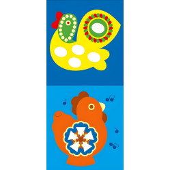 Мозаїка з наліпок : Українські іграшки Мозаїка з наліпок : Українські іграшки