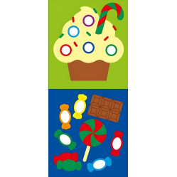 Мозаїка з наліпок «Ялинка. Форма» – аплікації для дітей, новорічна книга з наліпками (9789667615949) Мозаїка з наліпок «Ялинка. Форма» – аплікації для дітей, новорічна книга з наліпками (9789667615949)