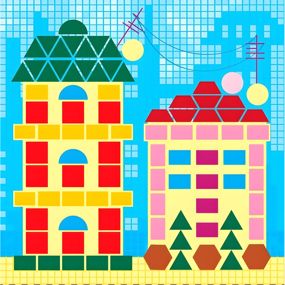 Наклей за зразком. Дворец Наклей за зразком. Дворец