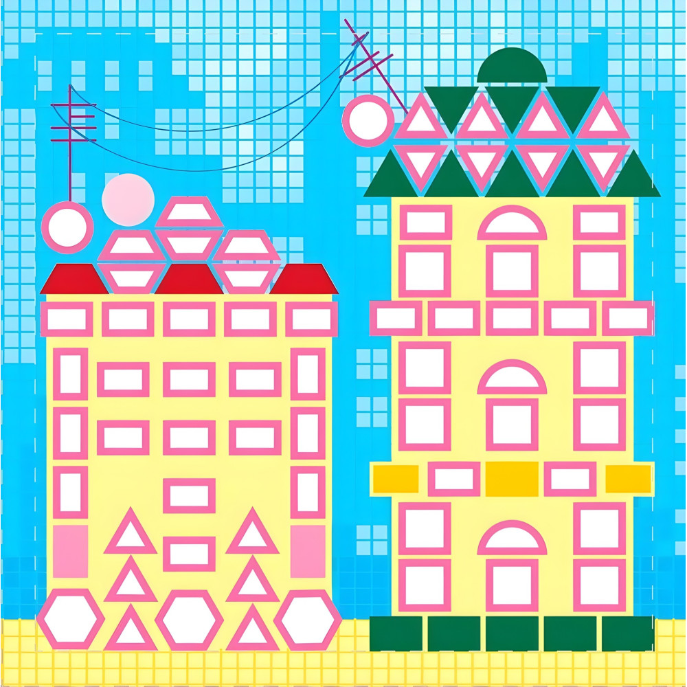 Наклей за зразком. Дворец Наклей за зразком. Дворец