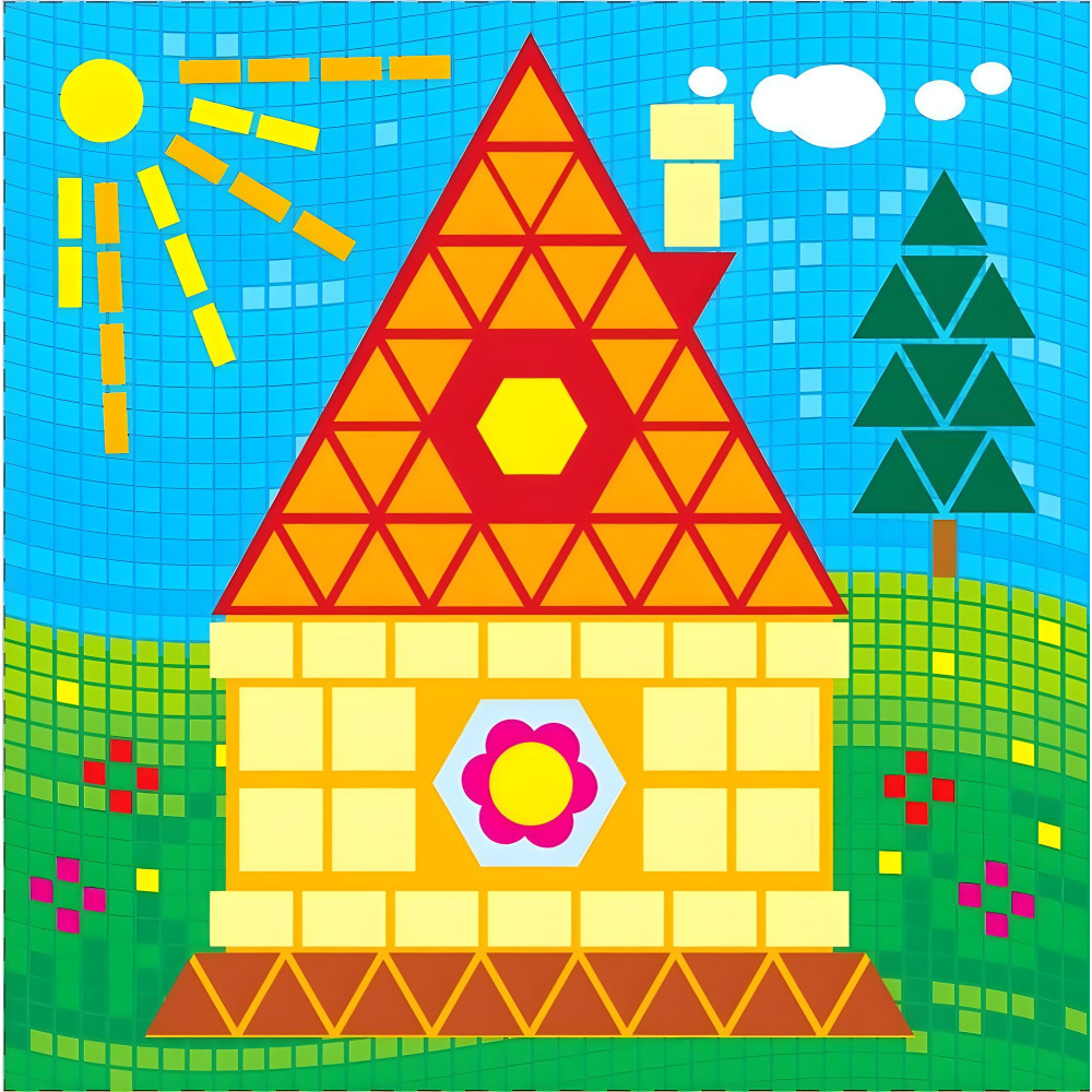 Наклей за зразком. Дворец Наклей за зразком. Дворец