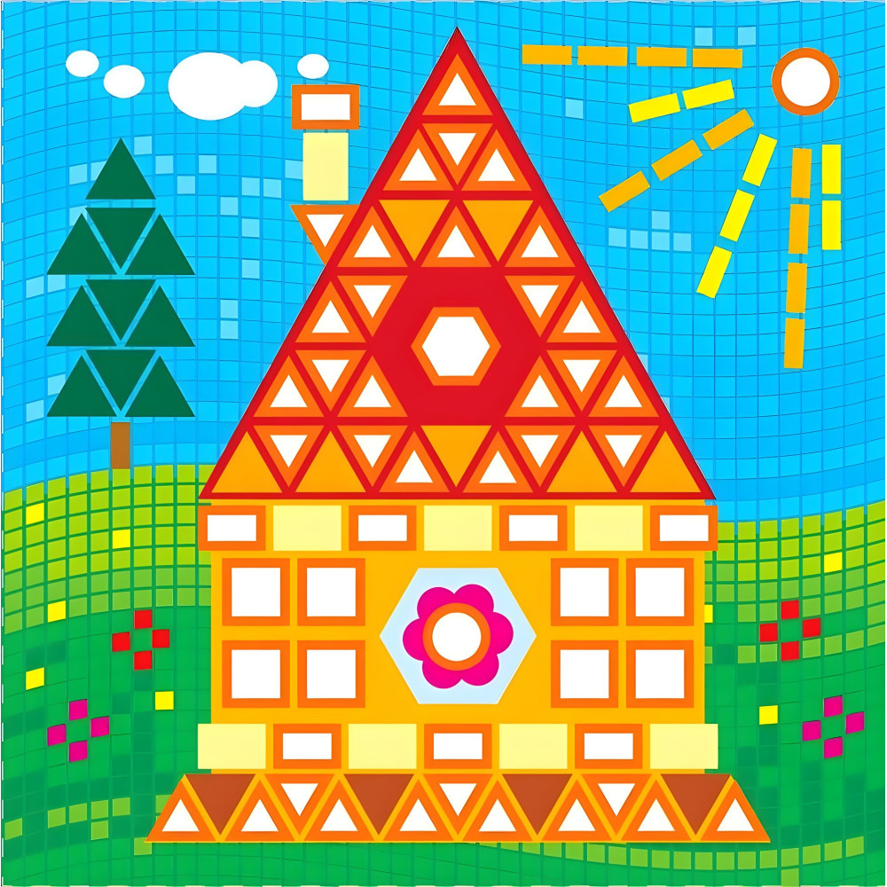 Наклей за зразком. Дворец Наклей за зразком. Дворец