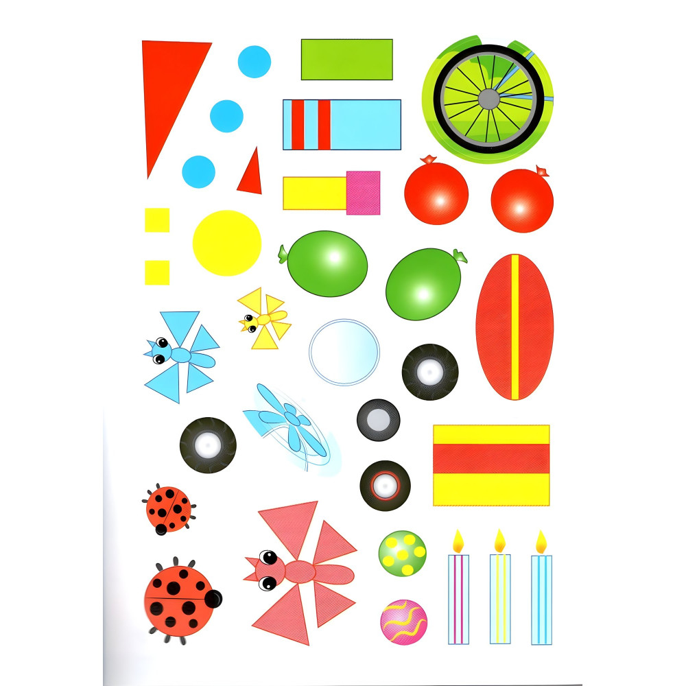 Наліпки для маленьких геніїв Кольори та фігури малюкам (9789669478948) Наліпки для маленьких геніїв Кольори та фігури малюкам (9789669478948)