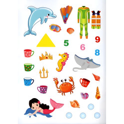 Наклейки для развития малыша Подводный мир (9789669474780) Наклейки для развития малыша Подводный мир (9789669474780)