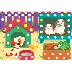 Наліпки-майструвалки. Гвіздочки й кружечки Наліпки-майструвалки. Гвіздочки й кружечки