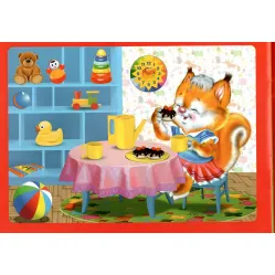 Посмотри и наклей для малышей (Цирк)