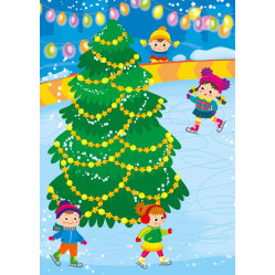 Святкові наліпки-прикрашалки. Зимова казка Святкові наліпки-прикрашалки. Зимова казка