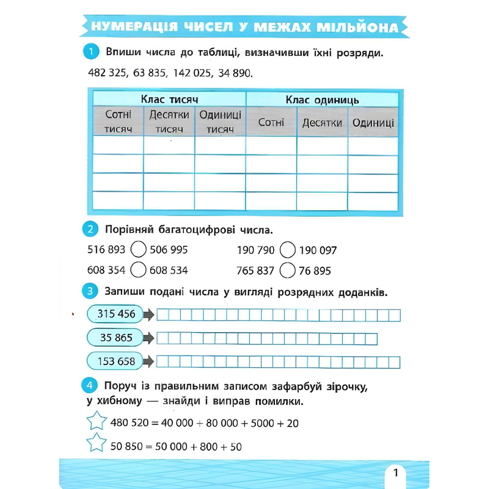 Тренажер-навчалочка 4 клас Тренажер-навчалочка 4 клас