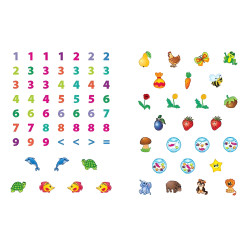 Я вчуся з наліпками. Лічба