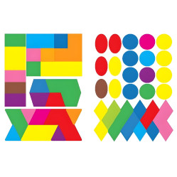 Я учусь с наклейками. Мозаика