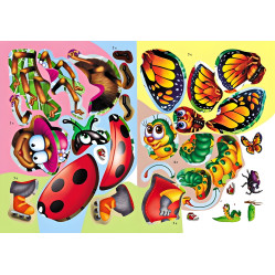 Собери целое Забавные животные Собери целое Забавные животные