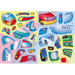 Собери целое Машинки Собери целое Машинки