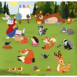 Знайди відмінності. Зайчик - учитель Знайди відмінності. Зайчик - учитель