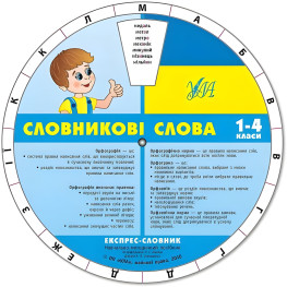 Експрес-словник. Словникові слова. 1-4 клас