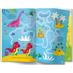 Книга з наклейками Activity-book Парк динозаврів (укр) (9786175473634) Книга з наклейками Activity-book Парк динозаврів (укр) (9786175473634)