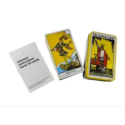 The Rider Tarot. Карти Таро з кольоровим зрізом у металевій коробці The Rider Tarot. Карти Таро з кольоровим зрізом у металевій коробці