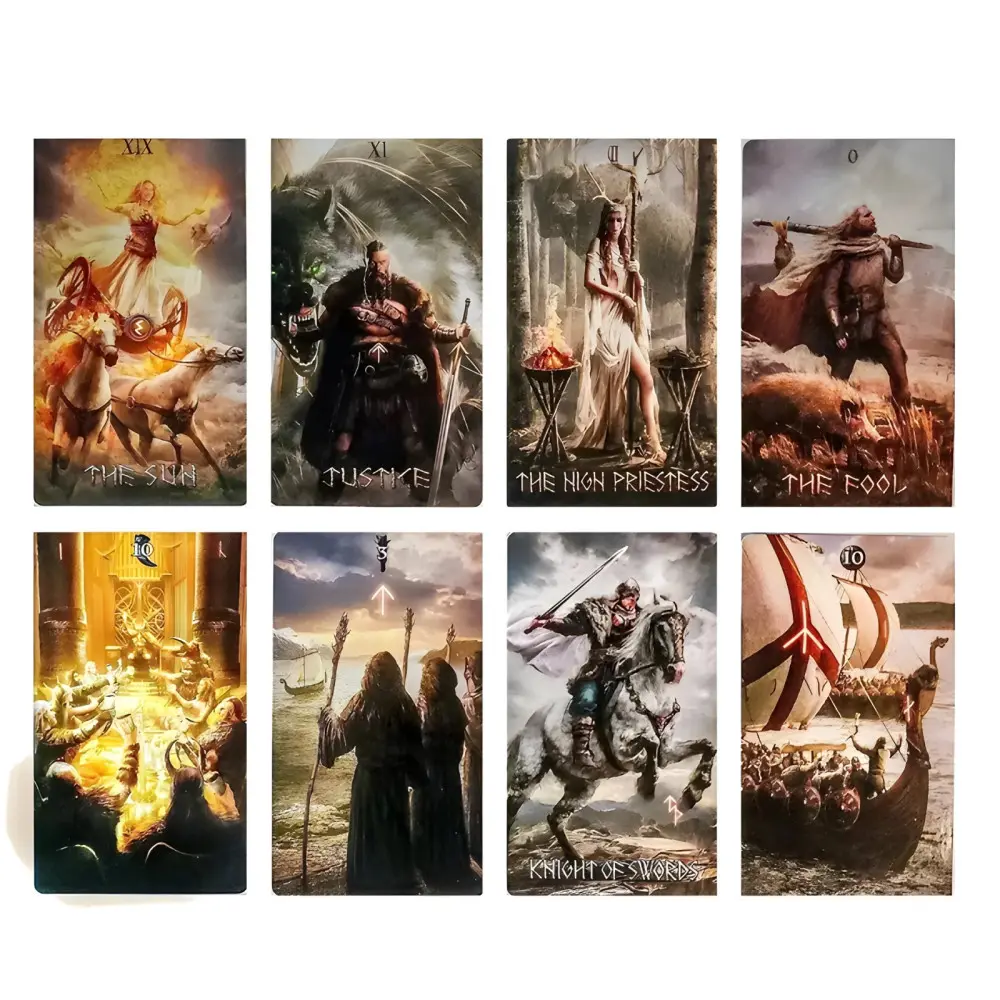 The Runic Tarot Deck by Jack Sephiroth and Allen Dempster . Купити
