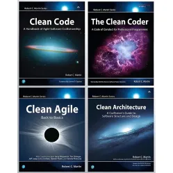 Clean Code+The Clean Coder+Clean Architecture+Clean Agile. Robert C. Martin(Комплект книг) Clean Code+The Clean Coder+Clean Architecture+Clean Agile. Robert C. Martin(Комплект книг)