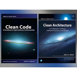 Clean Code: A Handbook of Agile Software Craftsmanship + Clean Architecture. Robert C. Martin. Комплект книг.