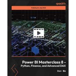 Power BI Masterclass 8 - Python, Finance, and Advanced DAX. Dan We