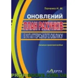 План рахунків бухгалтерського обліку 2019