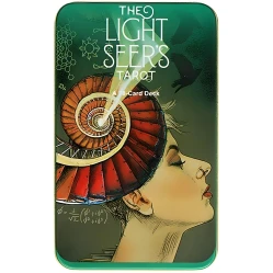 The Light Seer`s Tarot. Карти Таро з кольоровим зрізом у металевій коробці
